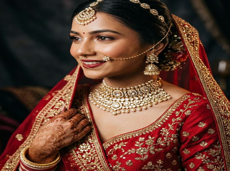 Indian Vibrant Haldi Ceremony Celebration