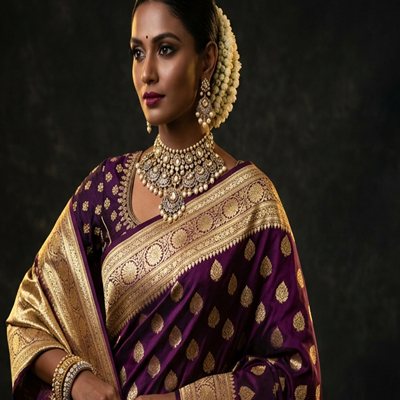 Indian Saree Luxury Fashion Editorial