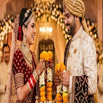 Indian Wedding Varmala Garland Ceremony